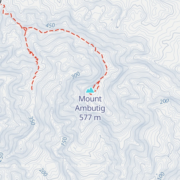 Map of Mount Ambutig