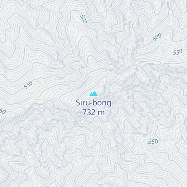 Map of Siru-bong