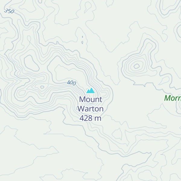 Map of Mount Warton