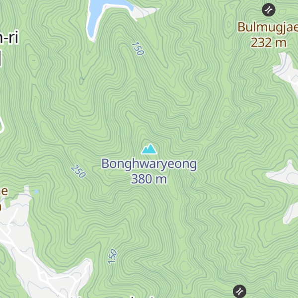 Map of Bonghwaryeong