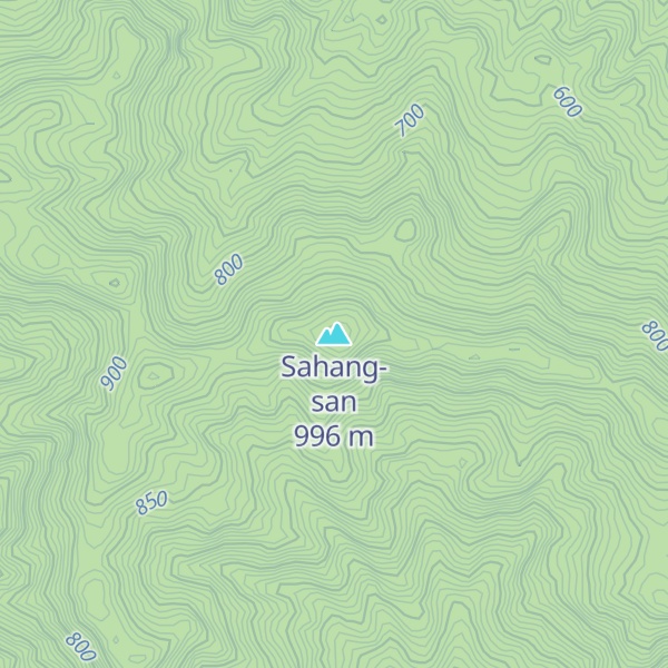 Map of Sahang-san