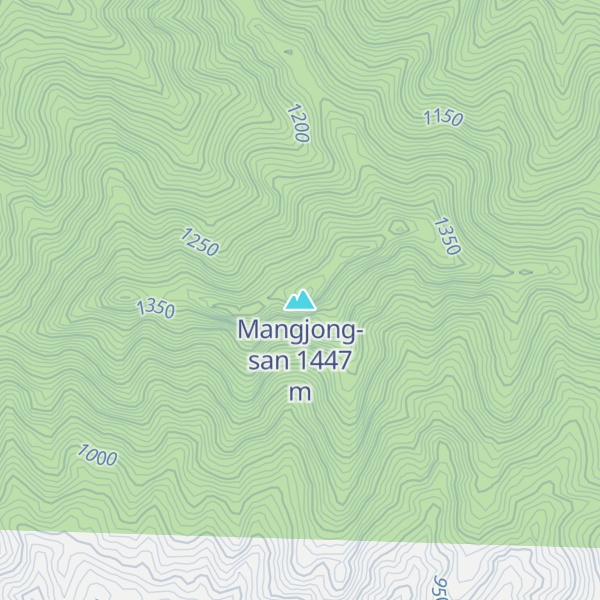 Map of Mangjong-san