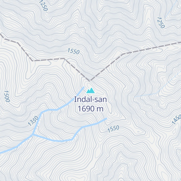 Map of Indal-san