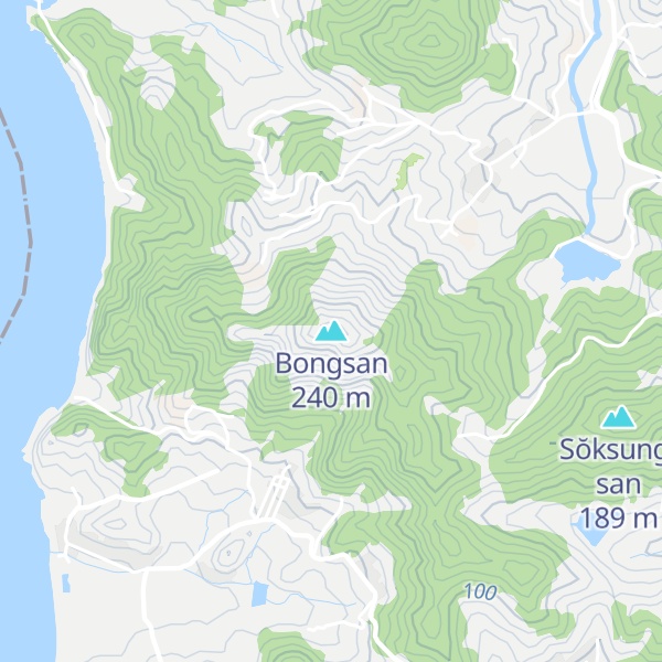 Map of Bongsan