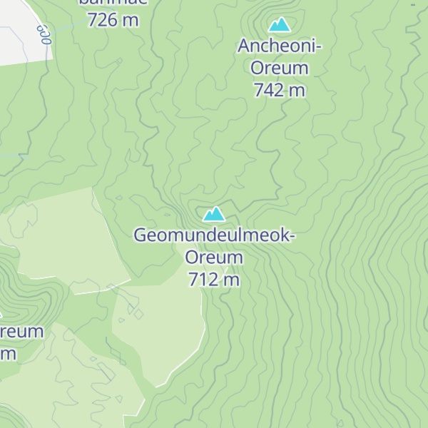 Map of Geomundeulmeok-Oreum