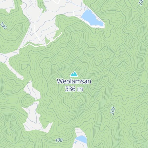 Map of Weolamsan