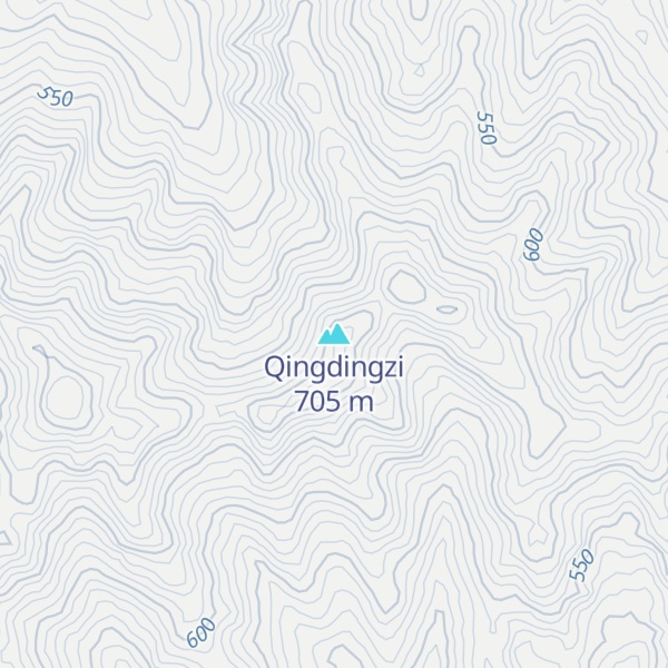 Map of Qingdingzi