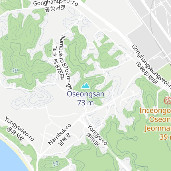 Map of Oseongsan