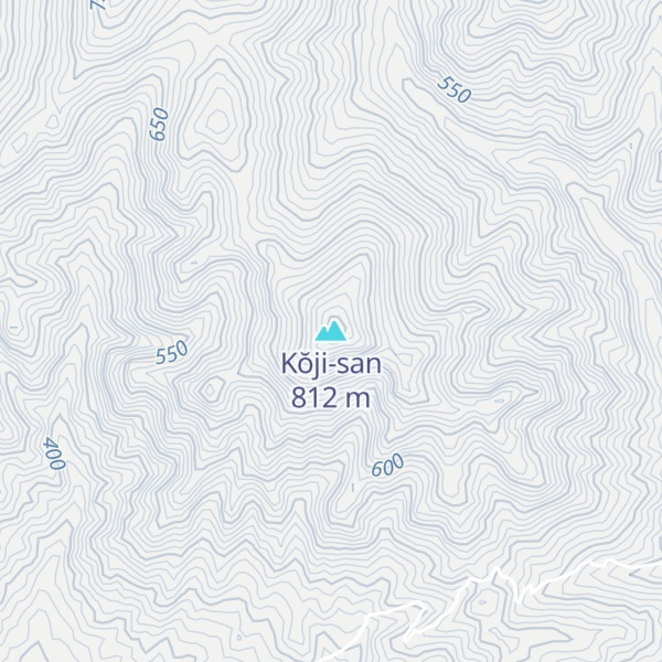 Map of Kŏji-san