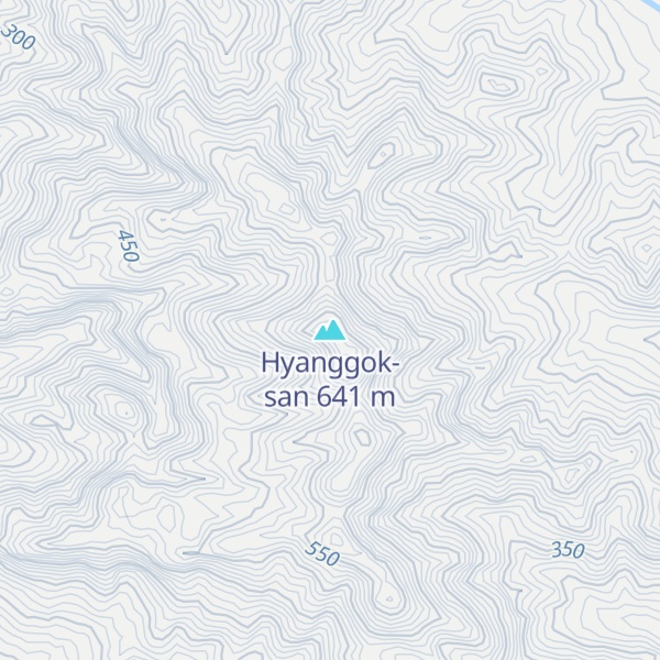 Map of Hyanggok-san