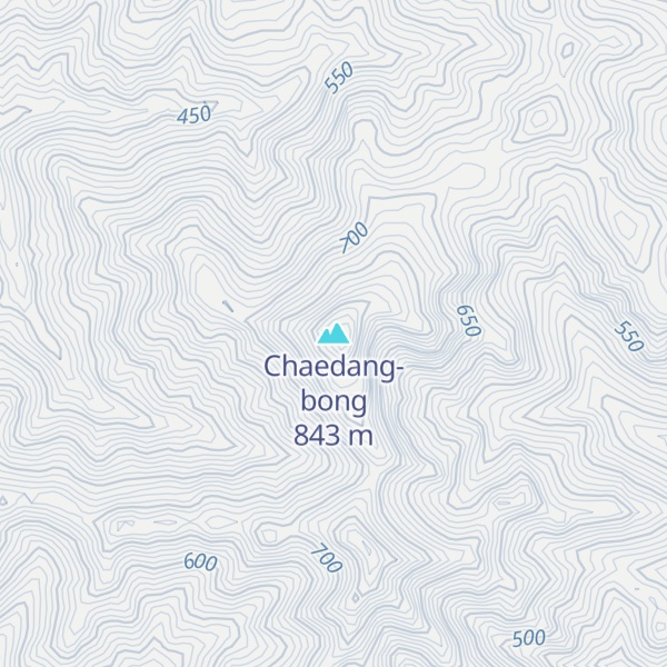 Map of Chaedang-bong