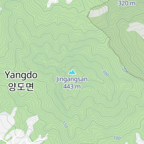 Map of Jingangsan