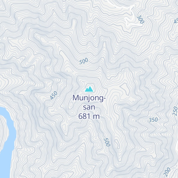Map of Munjong-san