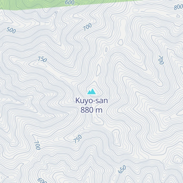 Map of Kuyo-san