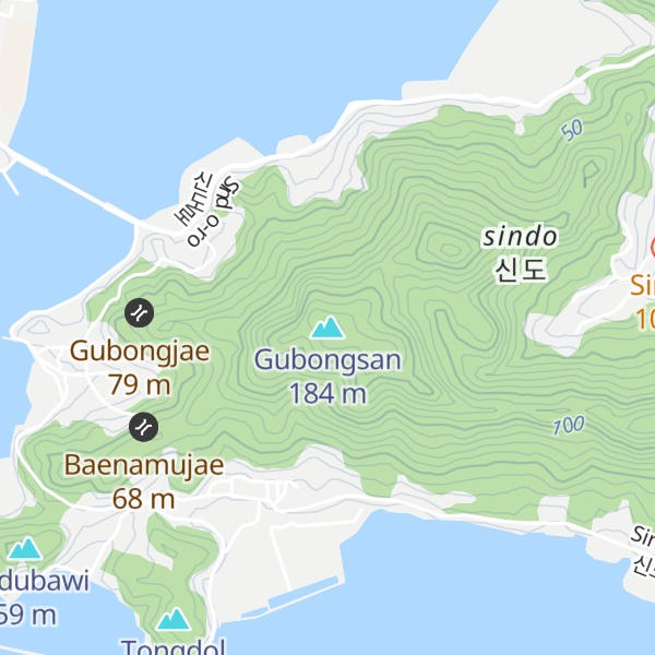 Map of Gubongsan