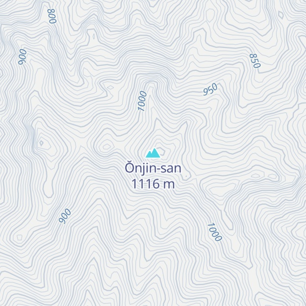 Map of Ŏnjin-san