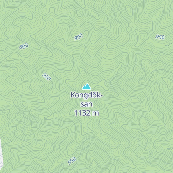 Map of Kongdŏk-san