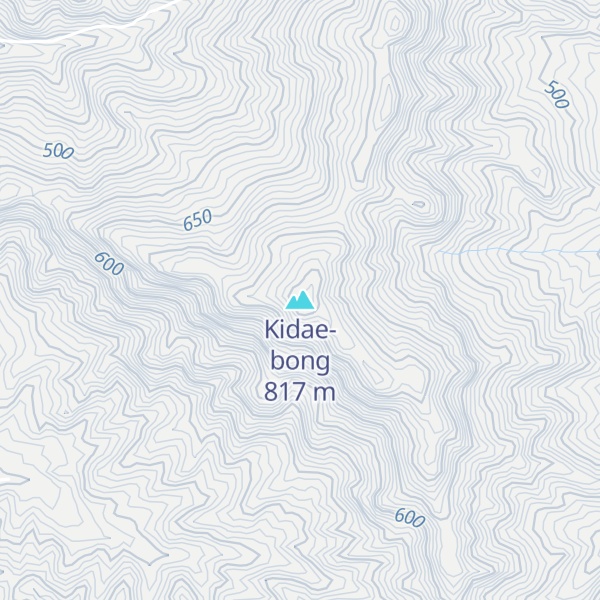 Map of Kidae-bong