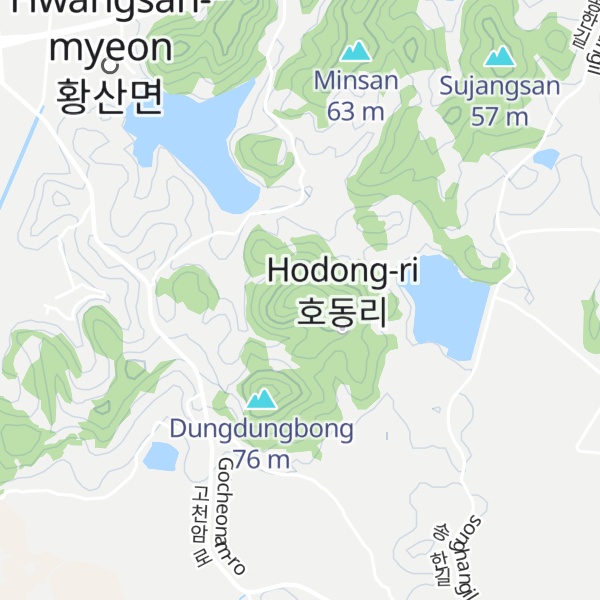 Map of Ddogeoribong