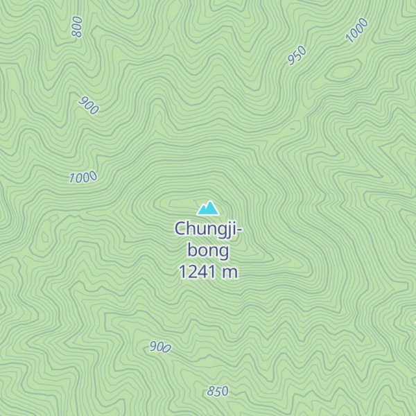 Map of Chungji-bong