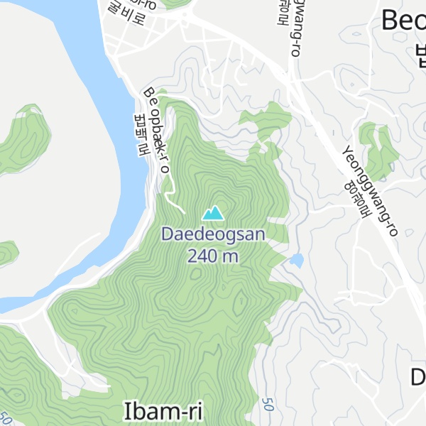 Map of Daedeogsan