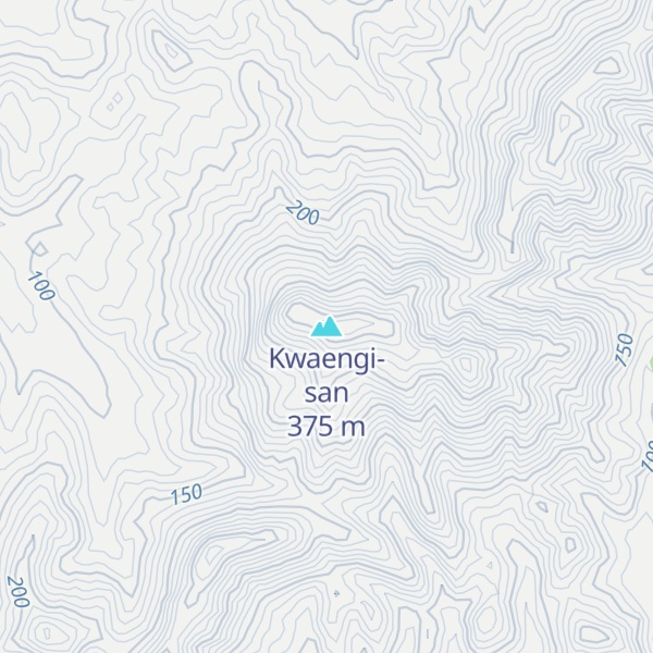 Map of Kwaengi-san