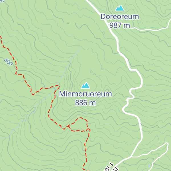 Map of Minmoruoreum