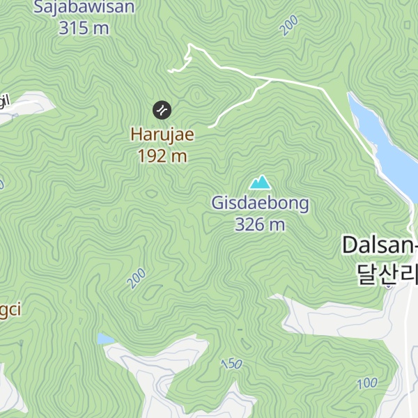 Map of Seungdalsan