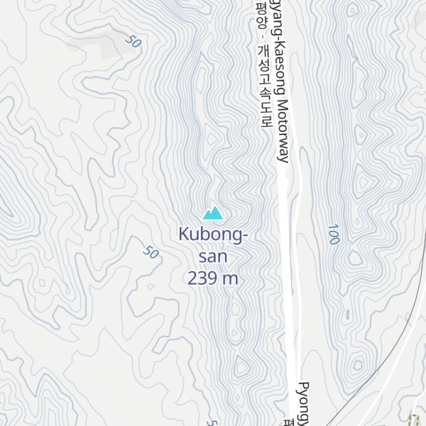 Map of Kubong-san