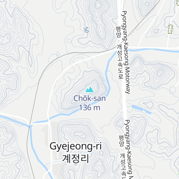 Map of Chŏk-san