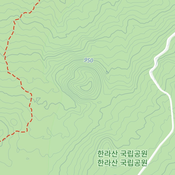 Map of Bulgeun-Oreum