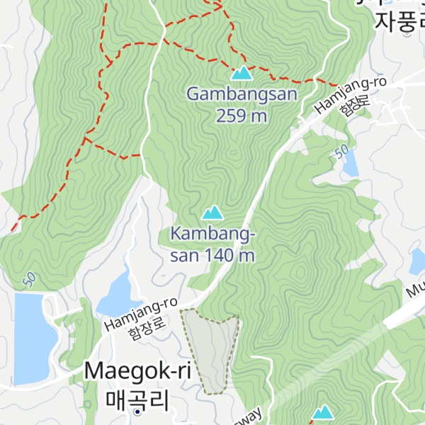 Map of Kambang-san