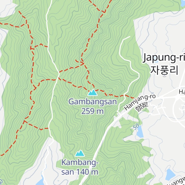 Map of Gambangsan