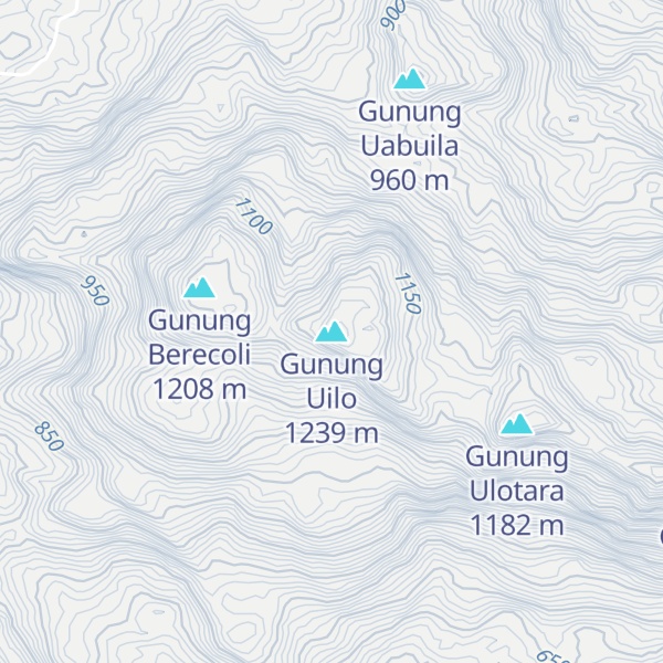 Map of Gunung Uilo