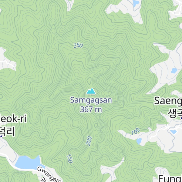 Map of Samgagsan