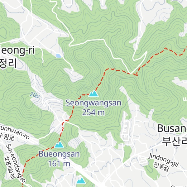 Map of Seongwangsan