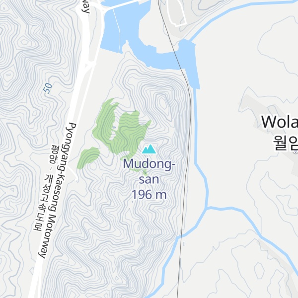 Map of Mudong-san