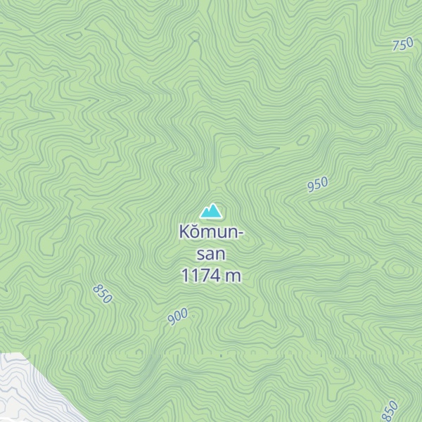 Map of Kŏmun-san