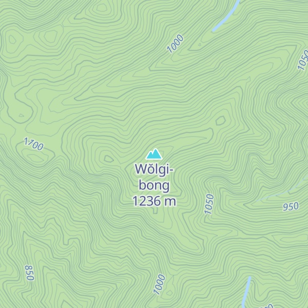 Map of Wŏlgi-bong
