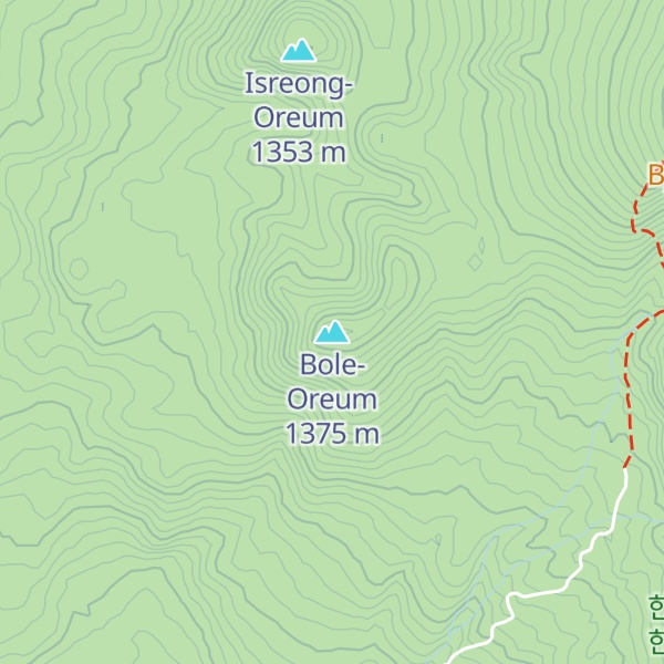Map of Bole-Oreum