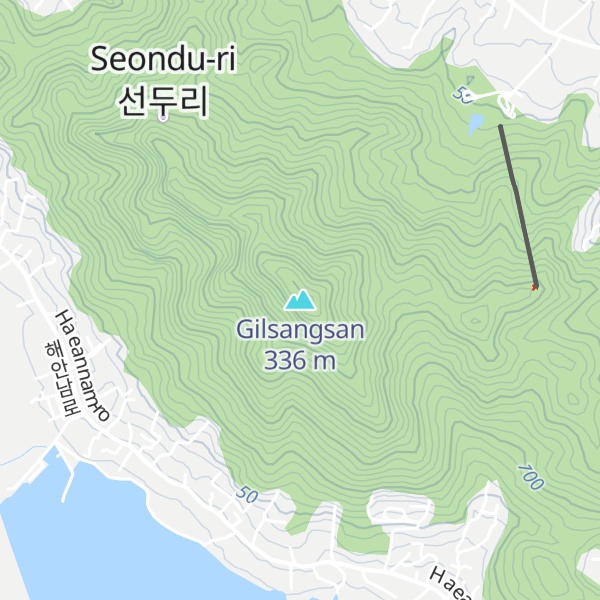 Map of Gilsangsan