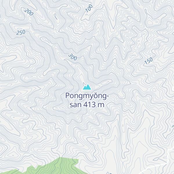 Map of Pongmyŏng-san