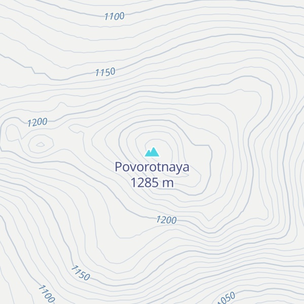 Map of Povorotnaya