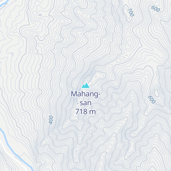 Map of Mahang-san