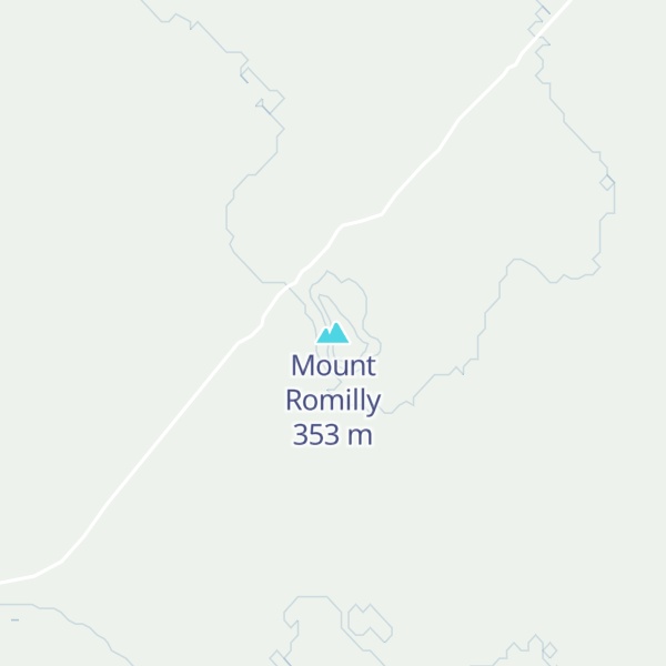 Map of Mount Romilly