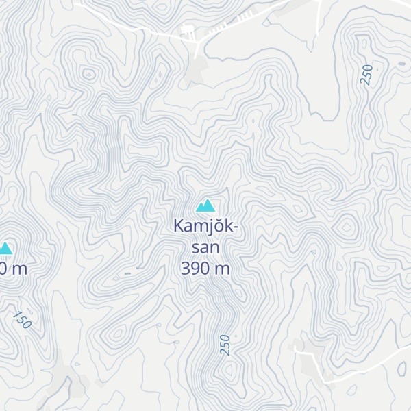 Map of Kamjŏk-san