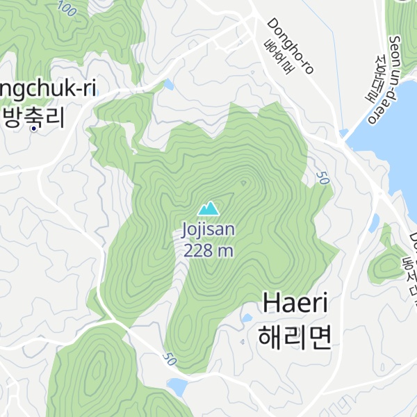 Map of Jojisan