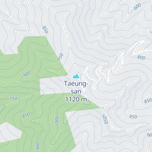 Map of Taeung-san