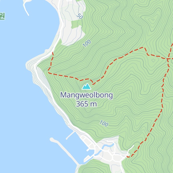 Map of Mangweolbong