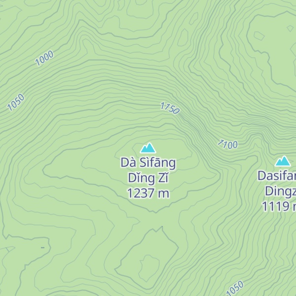 Map of Dà Sìfāng Dǐng Zǐ